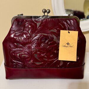 Patricia Nash Elsworth Handbag in Oxblood